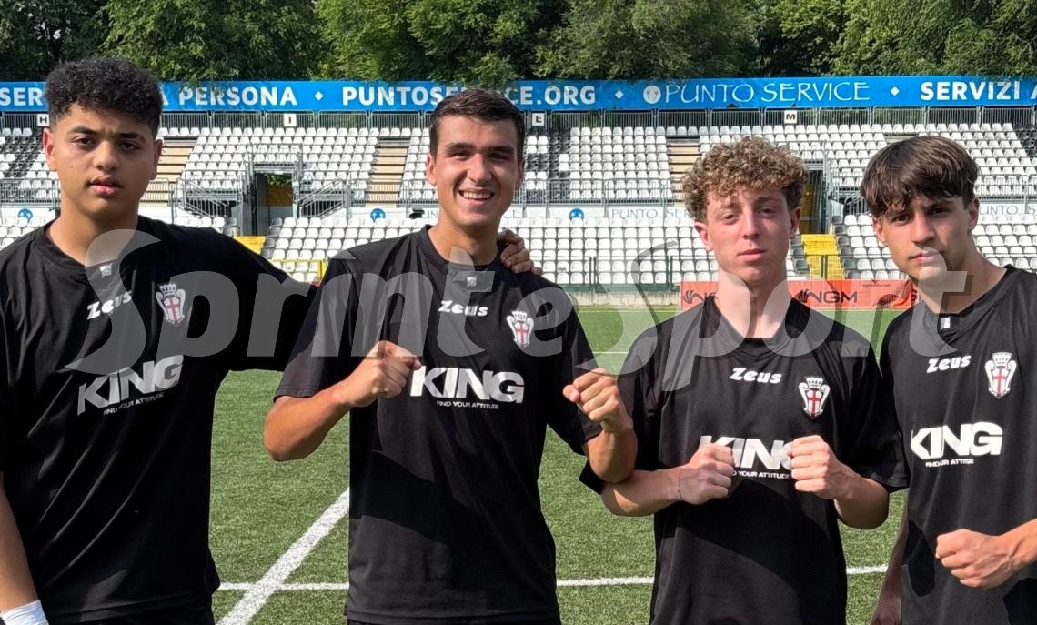 Shaker Omar, Iuliano Marco, Money Leonardo, De Faveri Marco. Pro Vercelli under 17