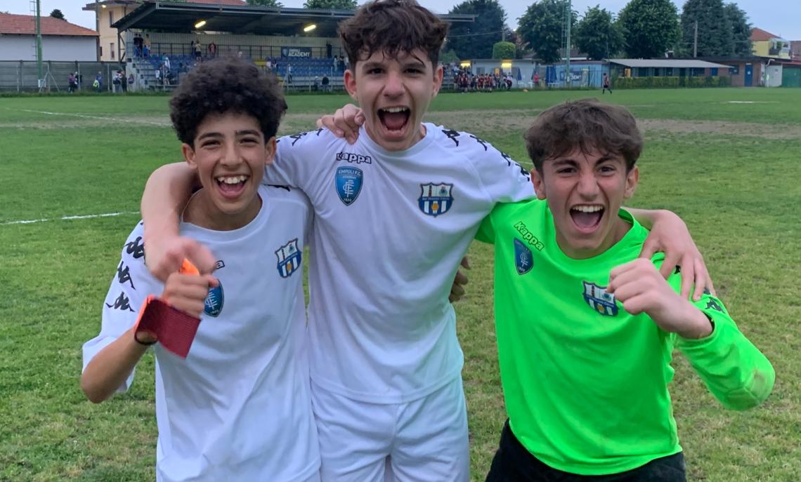 Adam Kassimi, Lorenzo Lambiase, Luca Chieco San Maurizio-Barcanova 1-1 Qualificazioni campionati regionali Under 14