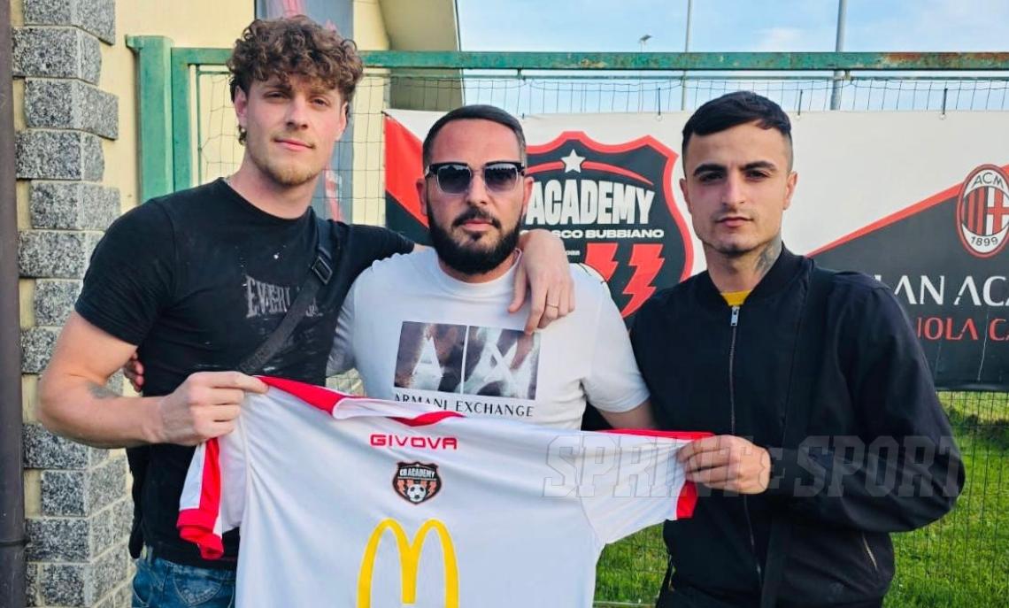 Patrick Scorti, Alessandro Maione e Nicolò Dapoto; CB ACADEMY