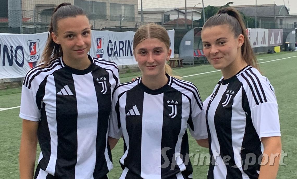 Viola Volpini, Marta Grigolo, Matilde Oddina Juventus-Frosinone 10-0 Under 17 Femminile