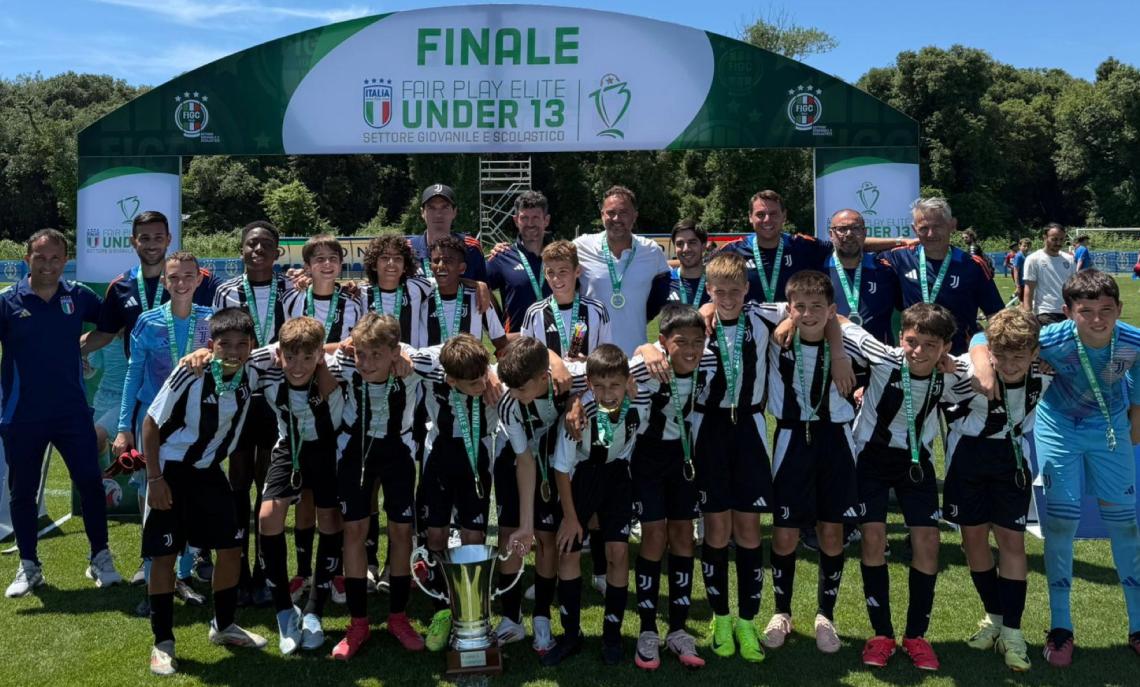 La Juventus si prende l'Under 13 Fair Play Elite: bianconeri sul tetto d'Italia