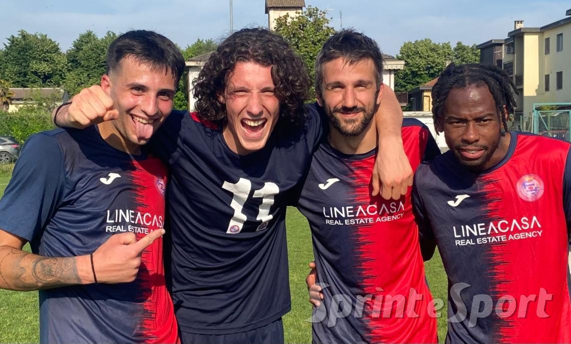 Daniele Lavezzi, Lorenzo Petrone, Romeo Radisa, William Kouoh &bull; BUCCINASCO SECONDA CATEGORIA