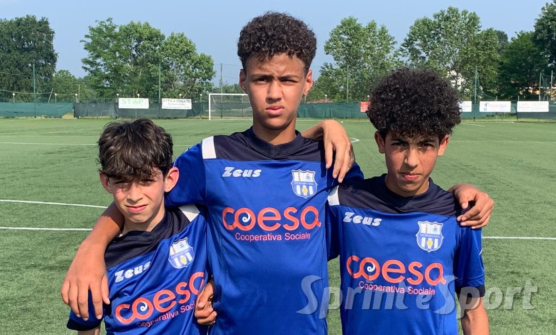 Mattia Pizzo, Ilyass Boussairi, Adam Kassimi San Maurizio-Vallorco 0-0 Qualificazioni Piemonte Under 14