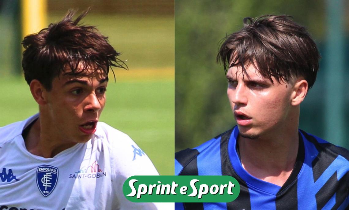 Cristian Covelli e Delis Gjeci; EMPOLI, INTER UNDER 16