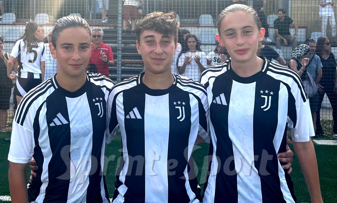 Under 15 femminile, Semifinale Scudetto andata: Juventus-Fiorentina 3-2, le marcatrici bianconere Martina Battocchio, Sofia Oliva e Letizia Colomba