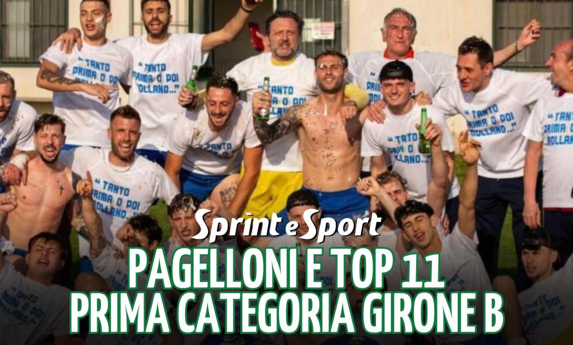PRIMA CATEGORIA PIEMONTE CLASSIFICHE GIRONE B PAGELLONI TOP 11