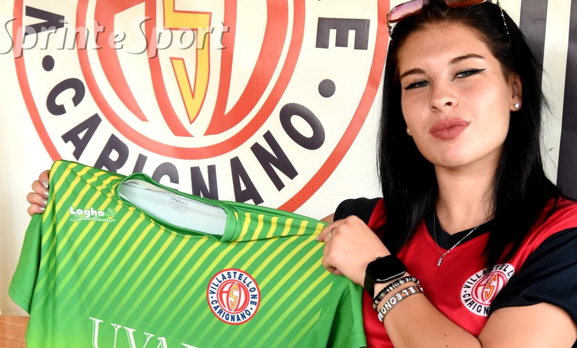 Eleonora Bernabei, centrocampista 2004 e capitano del Villastellone (foto Cassarà)