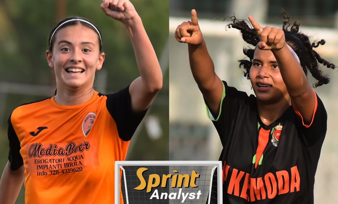 Under 15 Femminile, Serena Russo dell'Independiente e Ester Maiolino del Venaria, entrambe alla Juve nel prossimo campionato