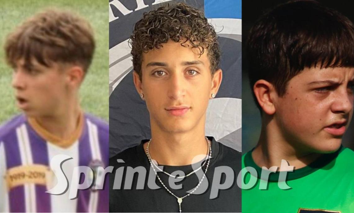 Mercato 2010, in foto da sinistra: Luca Cristoforachis (Virtus Cenisia), Andrea Ferrero (Ciri&egrave;) e Mattia Ensabella (FC Volpiano)