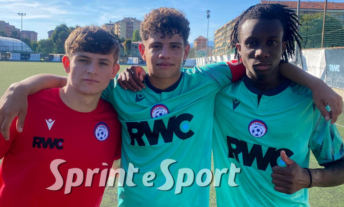 Qualificazioni Regionali Piemonte Under 19, Lucento Spazio Talent Soccer 4-0, in foto i marcatori: Paolo Zucolella, Alessandro Tomiato e Harry Osahon