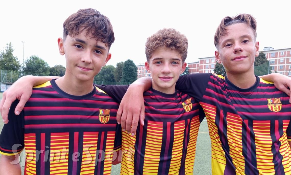 UNDER 15 ZIBIDO &bull; Riccardo Bandesi, Tommaso Cavallaro e Giacomo Dalla Corte