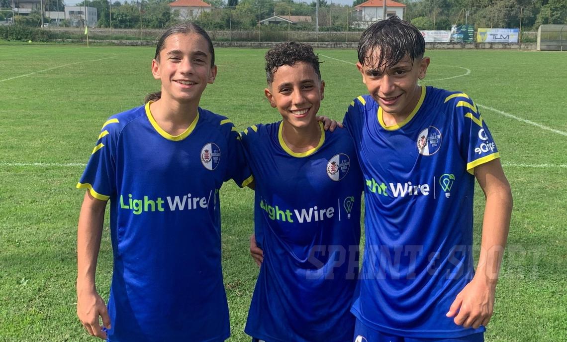 Giovanni Indino, Leonardo Roma e Gabriele Ruffa i migliori in campo di Bosconerese-Borgaro 0-1 Campionato Regionale Under 15