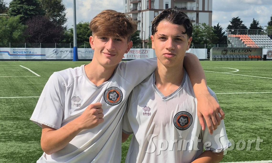 Jacopo Mucci e Andrea Beggio dell' AC Leon 