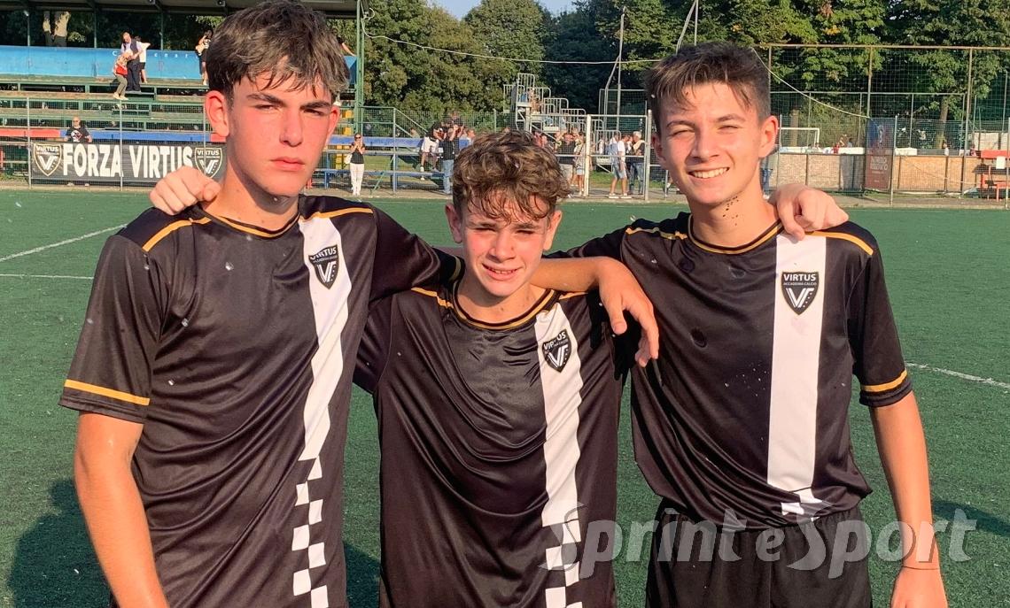 Gabriele Triolo, Christian Lupascu, Luca Sassi i migliori di Virtus Accademia-San Maurizio 2-2 Torino Under 15