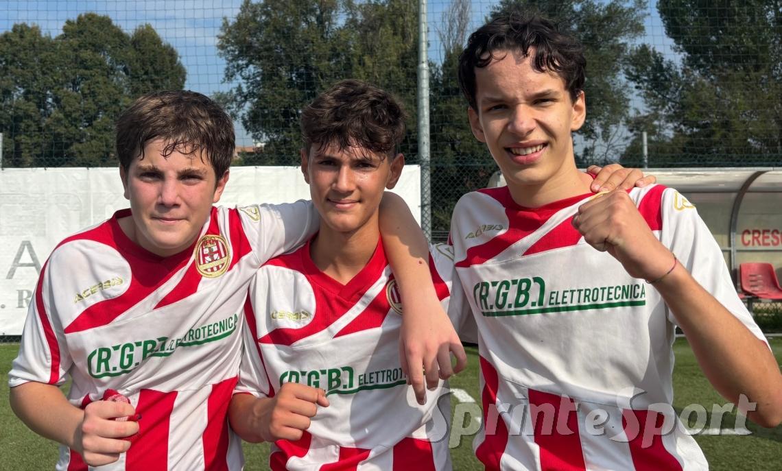 MATTIA CATALANO, STEFANO DI TOLVE E FILIPPO MILANI •Real Crescenzago Under 15