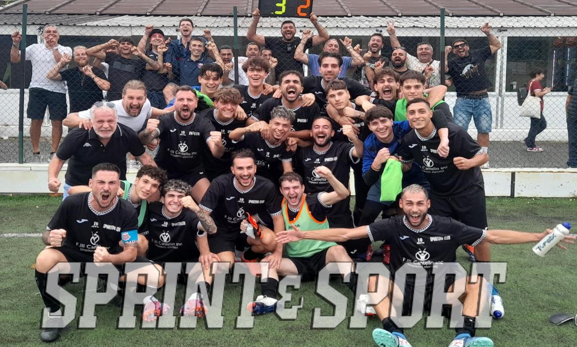 PROMOZIONE SPORTING SANTOSTEFANESE FOTO FESTEGGIAMENTI