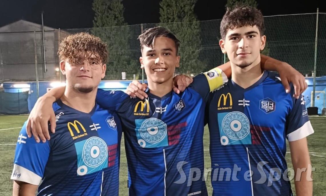 Leonardo Fregata, Alessandro Bernardi e Lorenzo De Faveri; SEMPIONE UNDER 17
