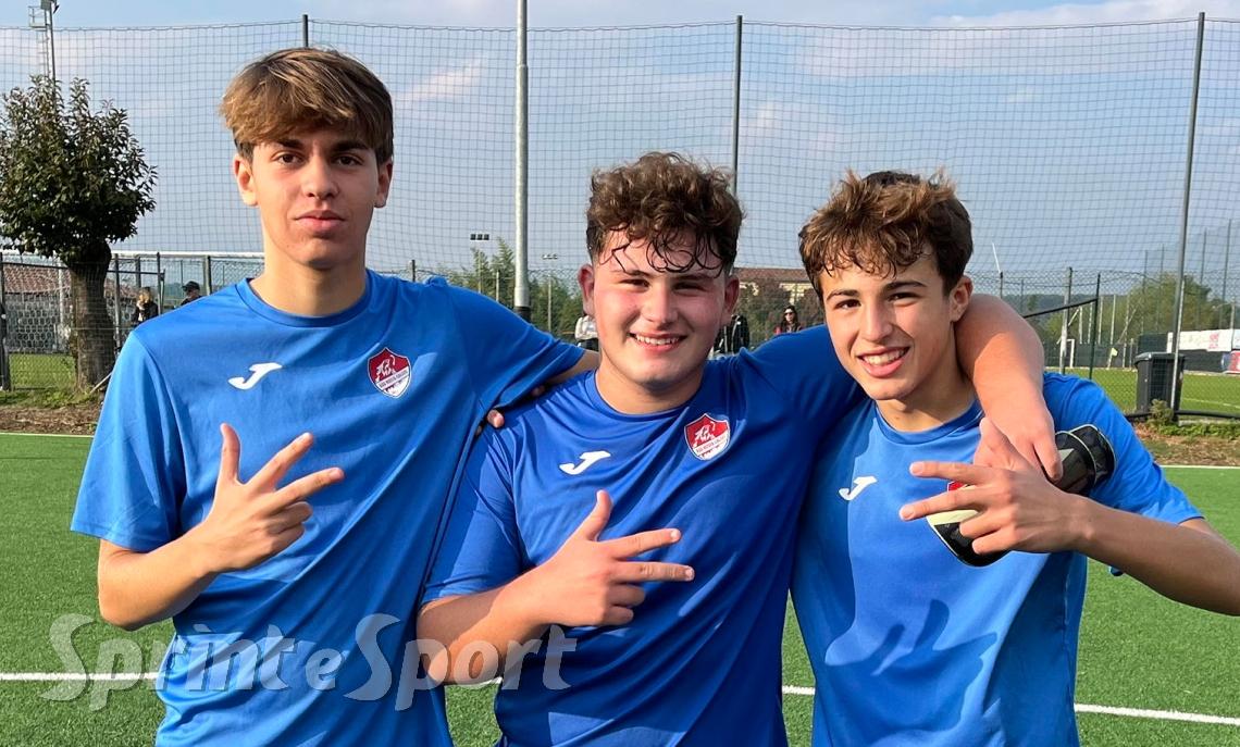 Barboni Mattia, Labonia Manuel e Surieano Pietro, Rosta under 16