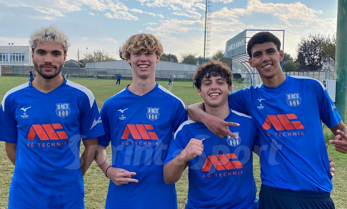 SAN MAURIZIO SETTIMO ACADEMY UNDER 19 TORINO FOTO GABRIELE ARGIOLAS FILIPPO CANAVERA DAVIDE DI BENEDETTO YAHIA BOUSSAIRI SAN MAURIZIO