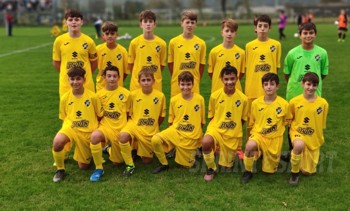 Esordienti • Quincitava-Ivrea: la formazione del Quincinetto Tavagnasco che vince il derby con l'Ivrea