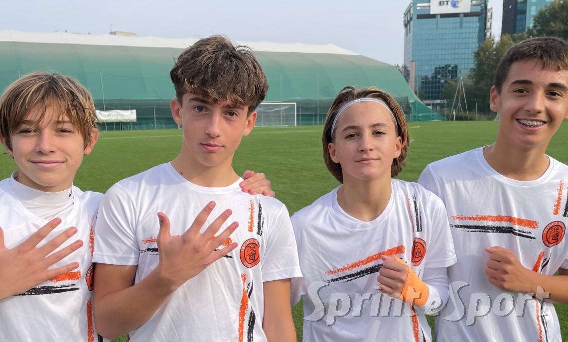 SCARIONI UNDER 14 • Bertocchini, Ferrari, D'Iglio e Anitrano
