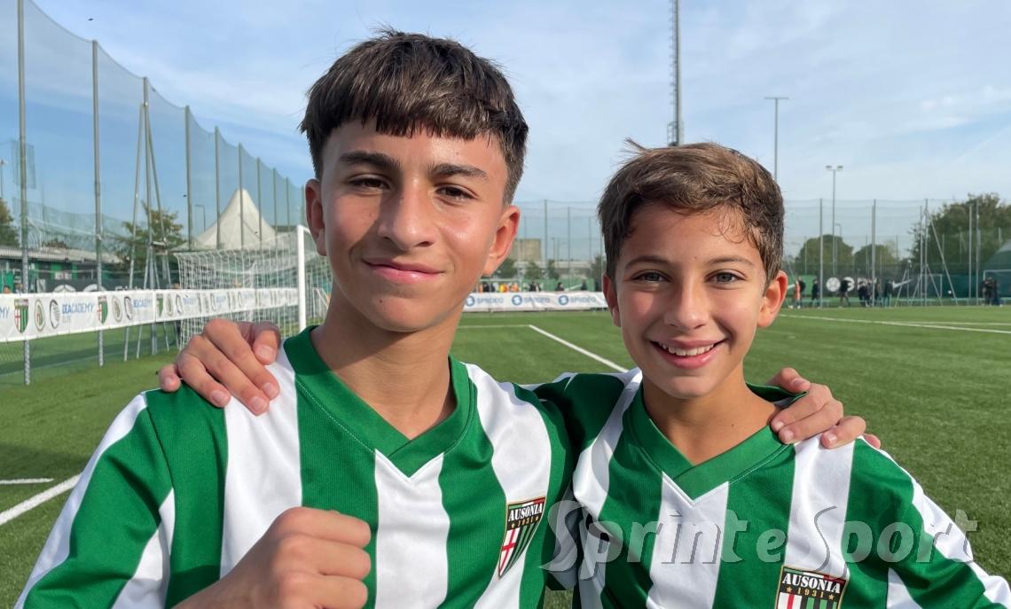 AUSONIA ACADEMY UNDER 14 • Biani e Cupelli, protagonisti della vittoria contro l'Academy Legnano