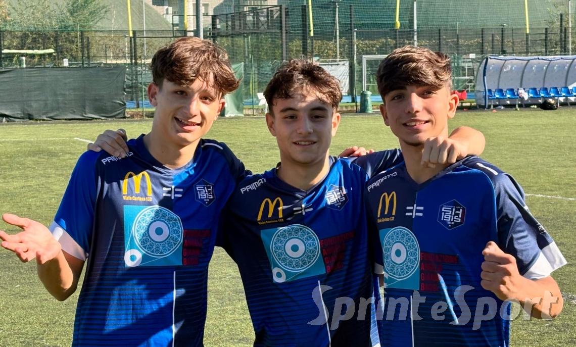 UNDER 16 SEMPIONE HALF • Andrea Gammino, Davide Cielo, Dennis Gallina