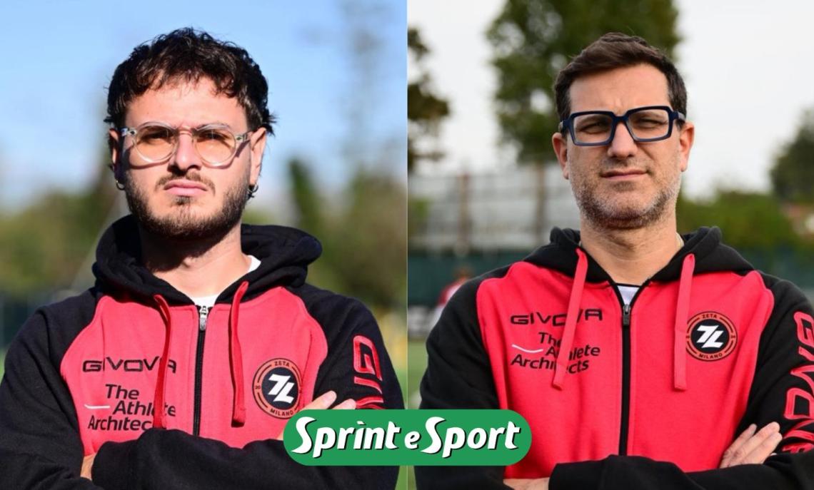 Il presidente Antonio Pellegrino e il tecnico Fabio Mascetti • ZETA FUTURE