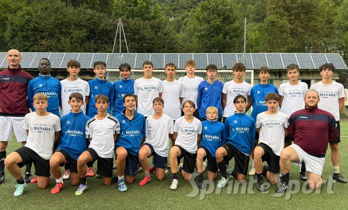 Manara, Under 15 &eacute;lite, la squadra di Bergamini al completo