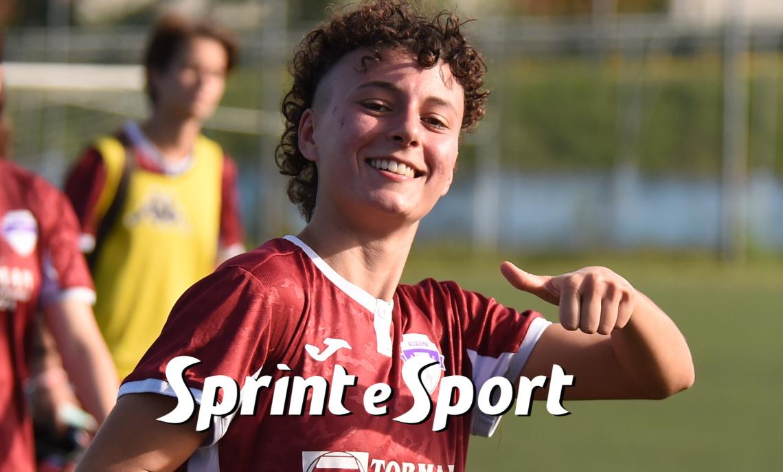 Debora Silvestri, attaccante 2004 dell'Accademia Torino in Eccellenza