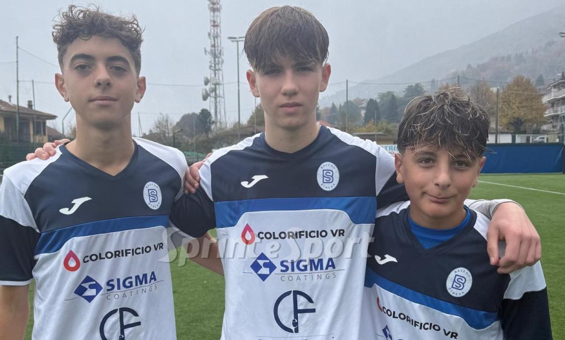 Under 15 - Baveno Stresa-Juventus Domo - I marcatori Palmieri, Della Rossa e Romano