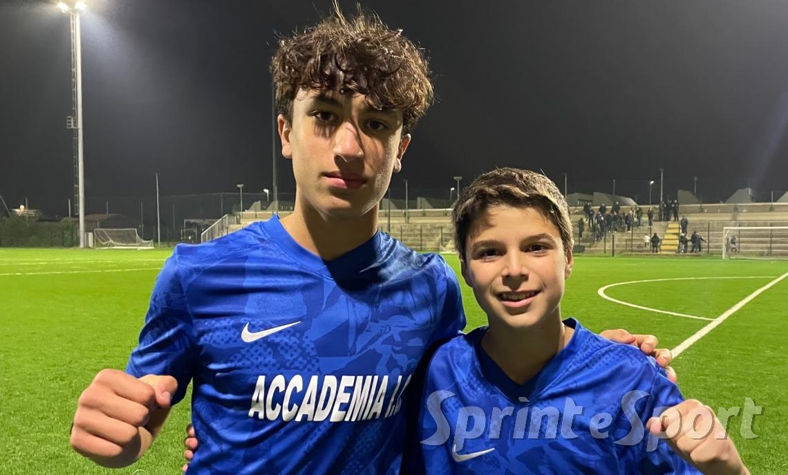 ACCADEMIA INTER UNDER 14 &bull; Santoro e Zanetti, protagonisti nella vittoria contro il Milano F.A.