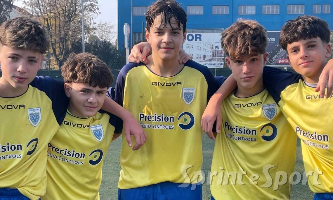 Di Lernia, Di Domizio, El Hakim, Bossi, Pisano; VISCONTINI UNDER 14