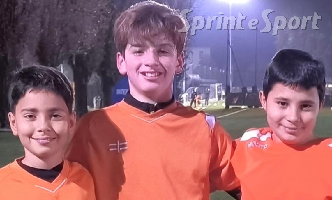 Marco Caso, Mattia Pucella e Leonardo Burigatto &bull; ESORDIENTI B LOMBARDINA