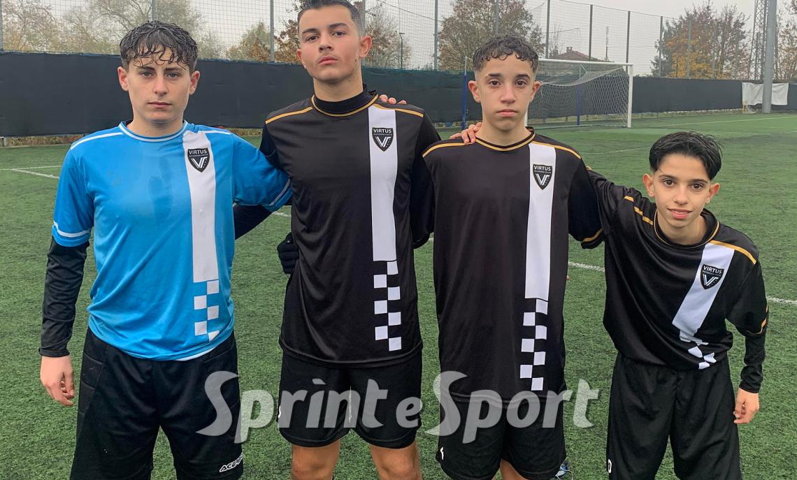 Corrado Picatti, Alessandro Biscuola, Antonio Fanari, Simone Marraffa Virtus Accademia Under 15