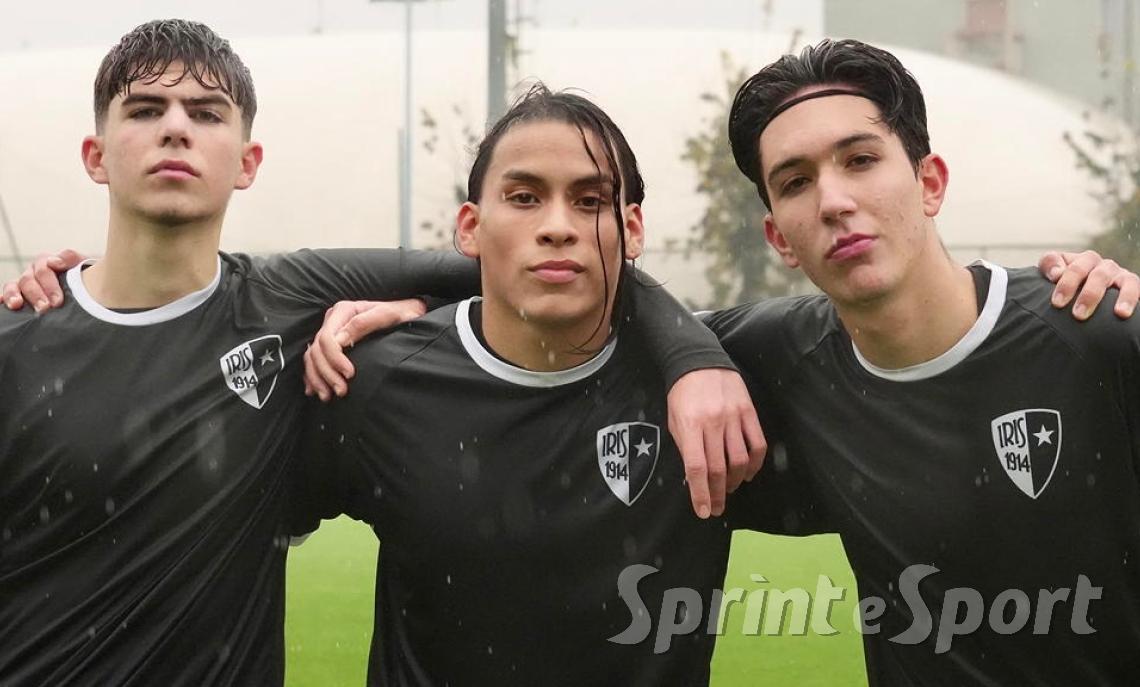 Simone Liberatori, Michael Herrera e Daniele Fiorino; IRIS UNDER 17