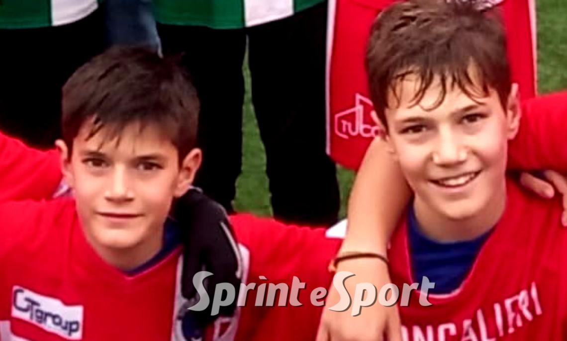 Esordienti Moncalieri i fratelli Alessandro e Lorenzo Cornaglia