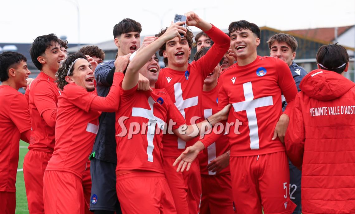 Ce ne andiamo in Europa! Il Piemonte soffre in 10 e si qualifica alla Regions' Cup