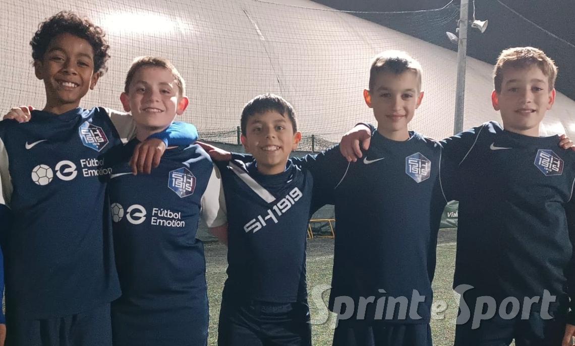 Joshua Almonte, Andrea Anzovino, Federico Borraccino, Leonardo Messias e Simone Lionetti &bull; ESORDIENTI B SEMPIONE