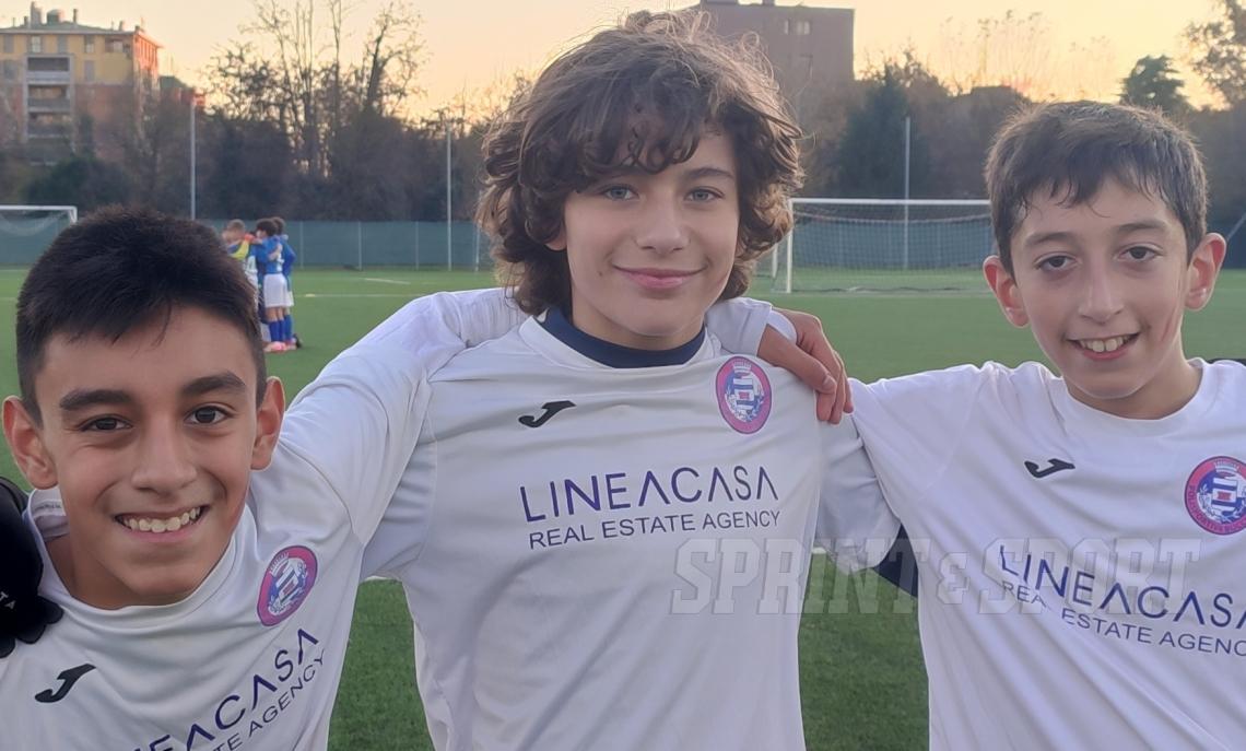 BUCCINASCO ESORDIENTI.  Gabriel De Paz, Dario Fantoni e MIchele Genna, il coadiuvo di teoria e pratica vincente