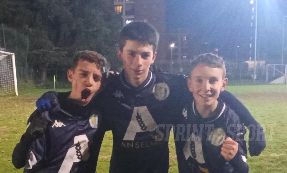 Marzi, Monttana e Mastropasqua; Trial Rozzano Under 14