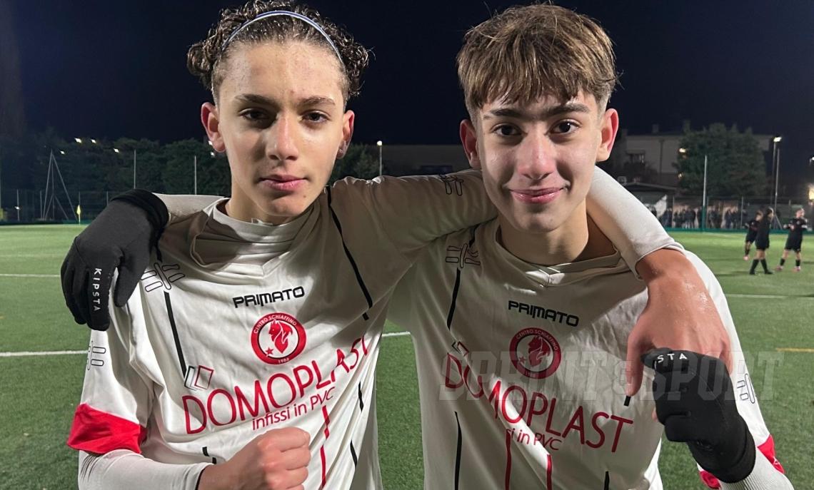 SCHIAFFINO UNDER 14 - I marcatori Antonucci e Balla