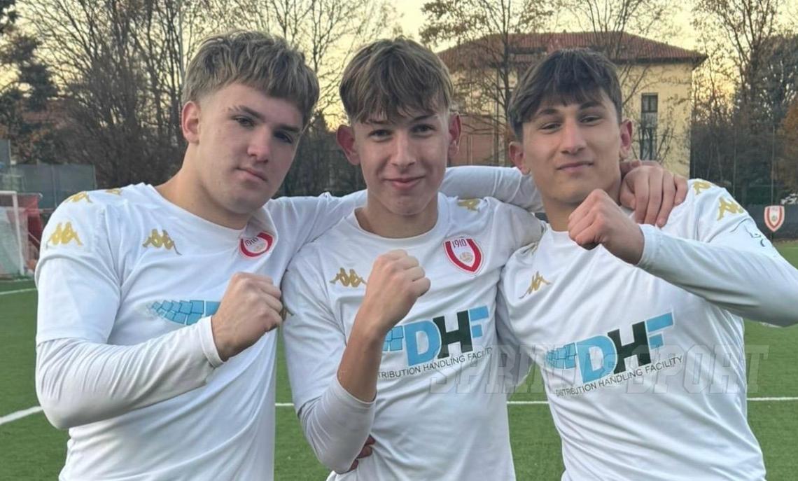UNDER 19 NAZIONALE VARESE • Edoardo Gallotti,  Manuel D'Angelo e Andre Bianchi