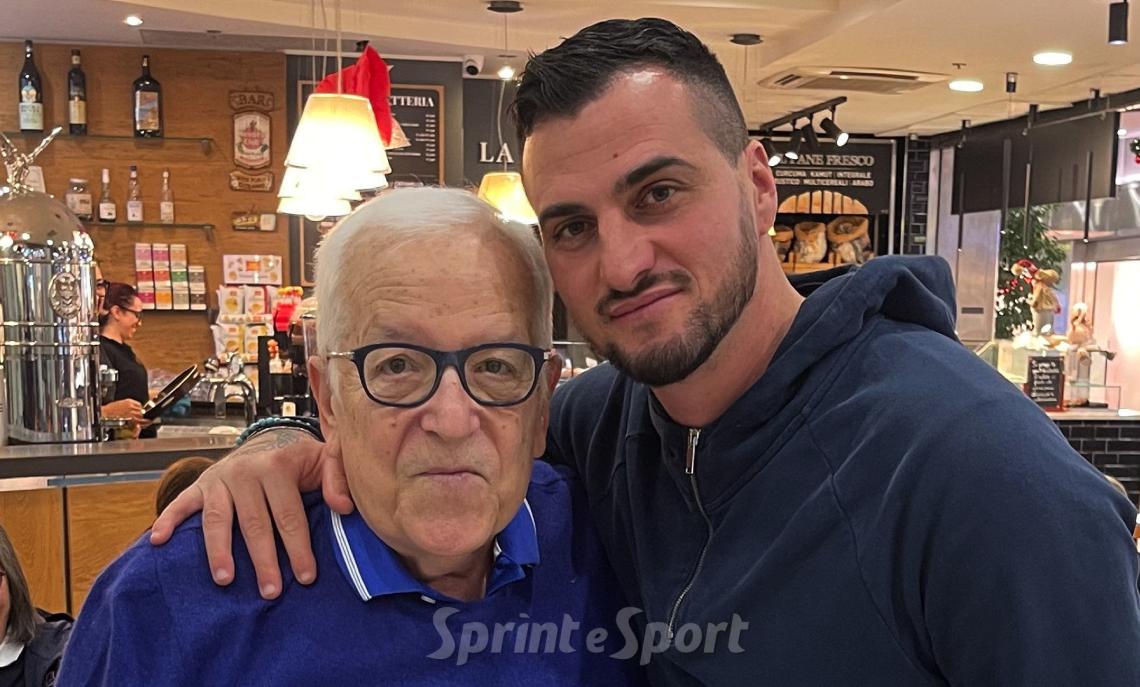 L'ex talento di Serie A e promessa della Juve rincontra lo storico dirigente di quando era bambino 