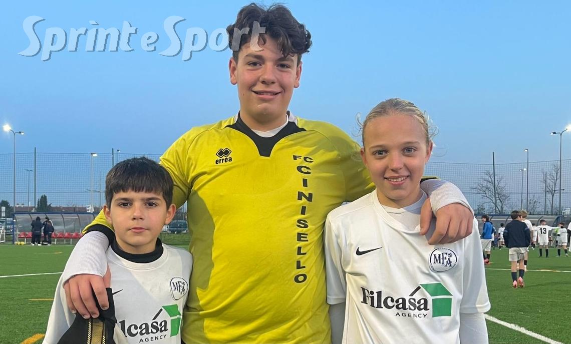 ESORDIENTI MILANO FA - CINISELLO • Gli eroi di giornata:  Vargiu, Frigatti, Liveno 