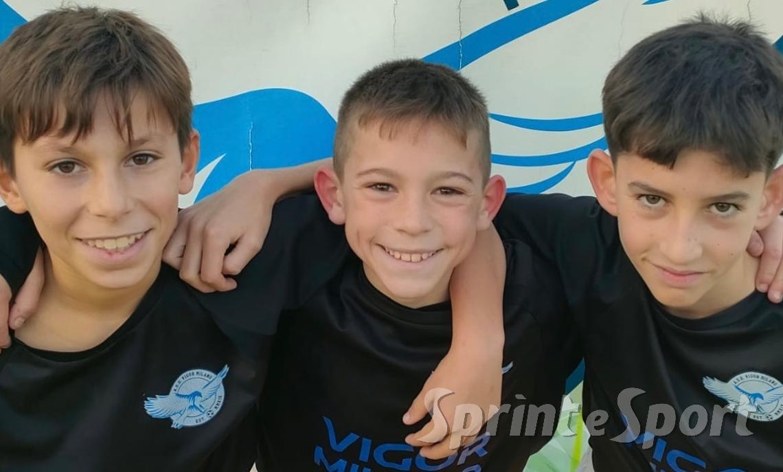 Sebastian Vruna, Christian Galbusera e Jacopo Pascali  •  ESORDIENTI B