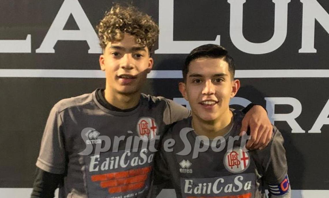 Under 16 Piemonte • Autovip San Mauro - FC Alessandria 1-1 : i protagonisti del match Alessandro Tejada e Giovanni Puleo. 