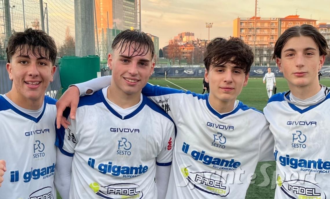 UNDER 19 NAZIONALE PRO SESTO • Nastri, Zissis Bernacchi, Brioschi e Giacomello