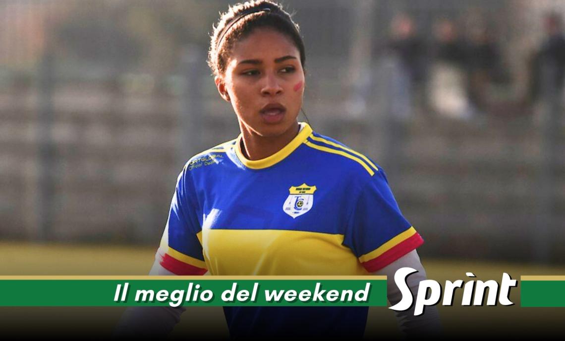 In foto Salimata Seye del Borgo Vittoria, poker nelg iorno del suo compleanno