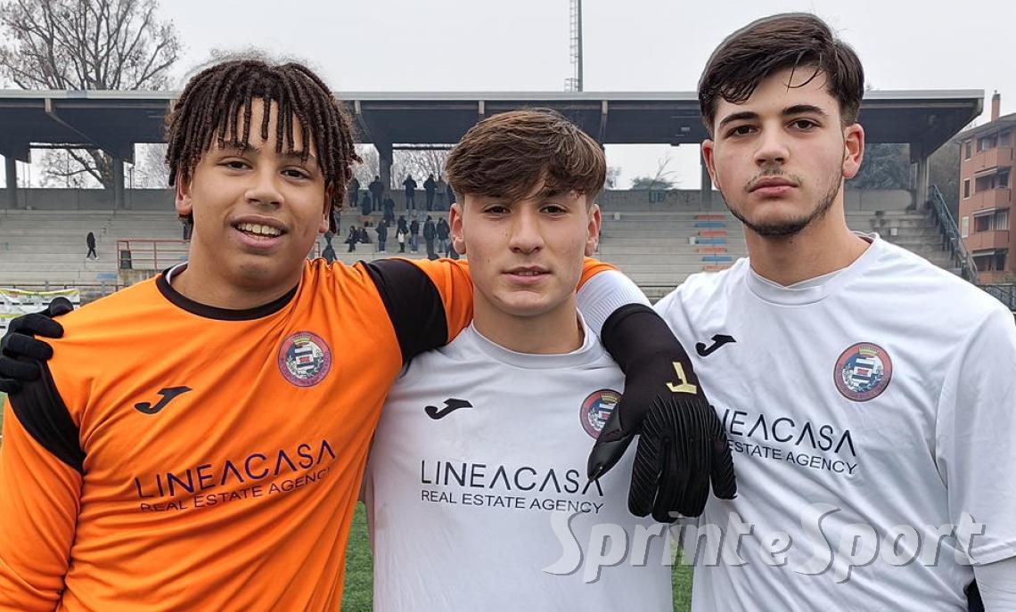 Samuel Cappelleri, Francesco Andriani e Cristian Citraro; BUCCINASCO UNDER 17